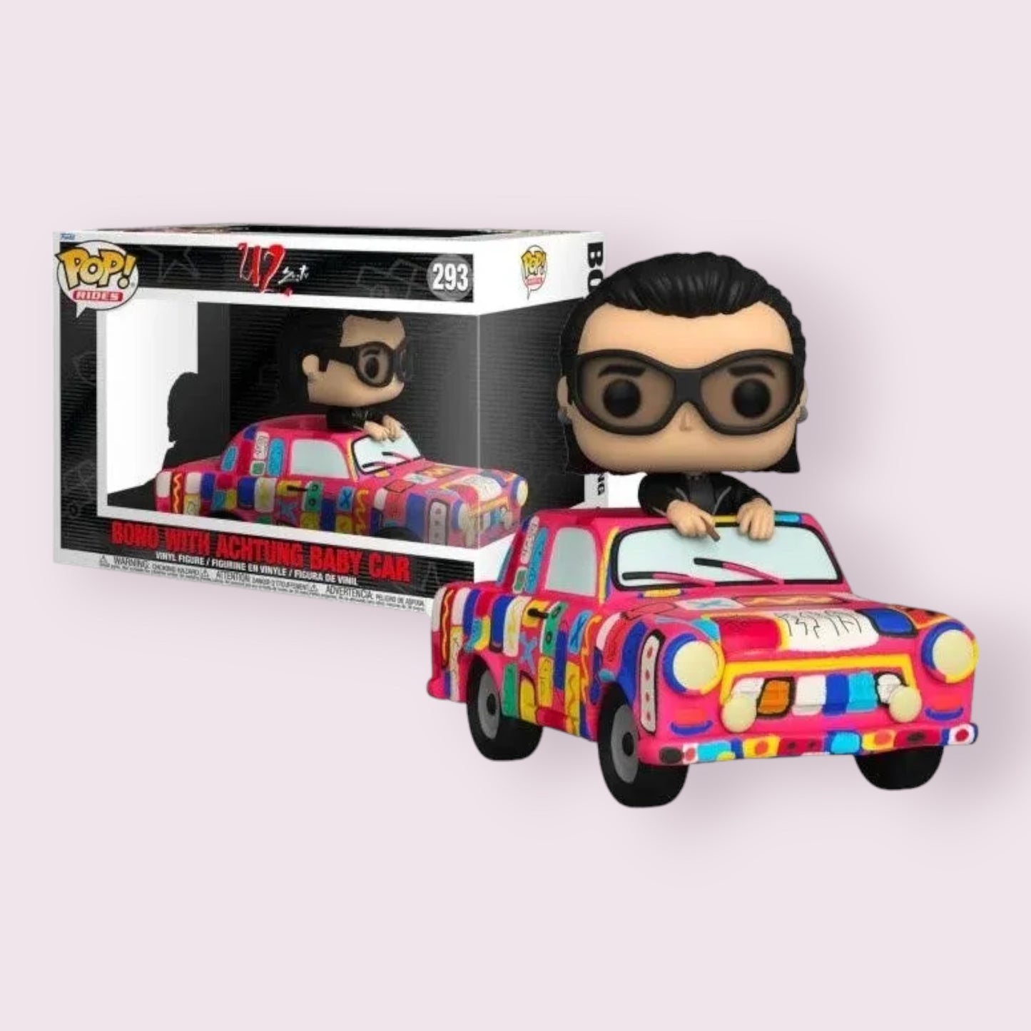 POP! U2 Bono With Achtung Baby Car Pixie Candy Shoppe