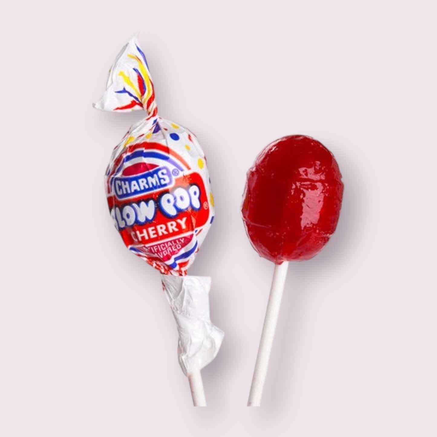 Cherry Ice BubbleGum Filled Blowpop Pixie Candy Shoppe
