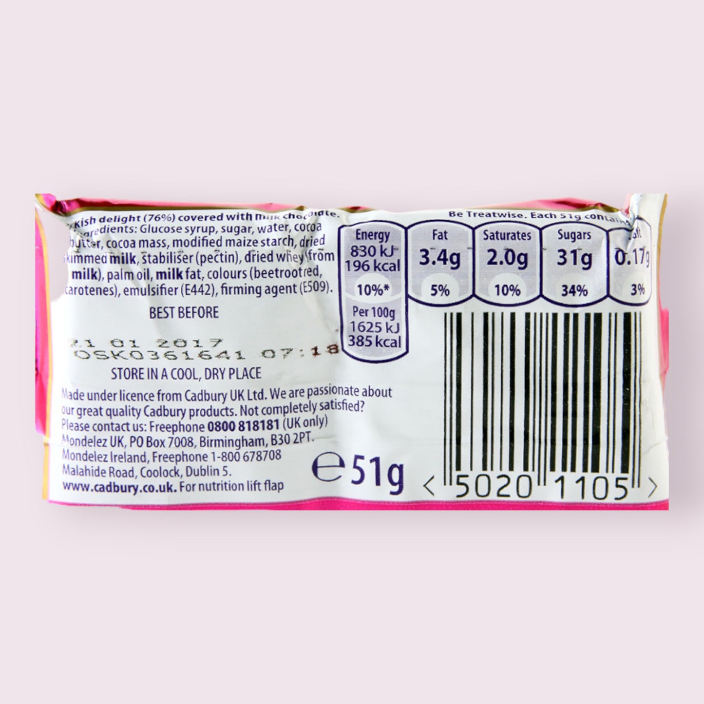 Fry’s Turkish Delight Bar Pixie Candy Shoppe