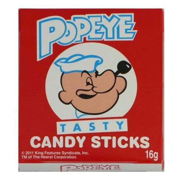 Popeye Candy Sticks Pack Retro Pixie Candy Shoppe