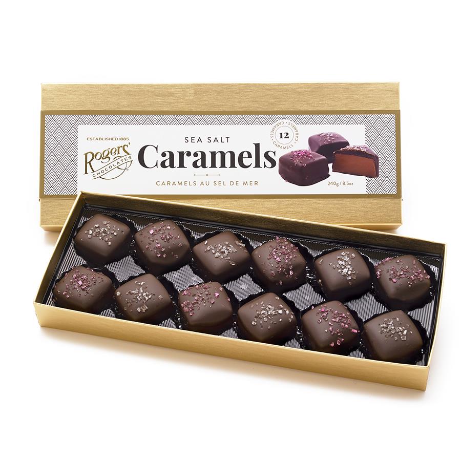 Roger's Chocolate Sea Salt Caramels Chocolate Pixie Candy Shoppe