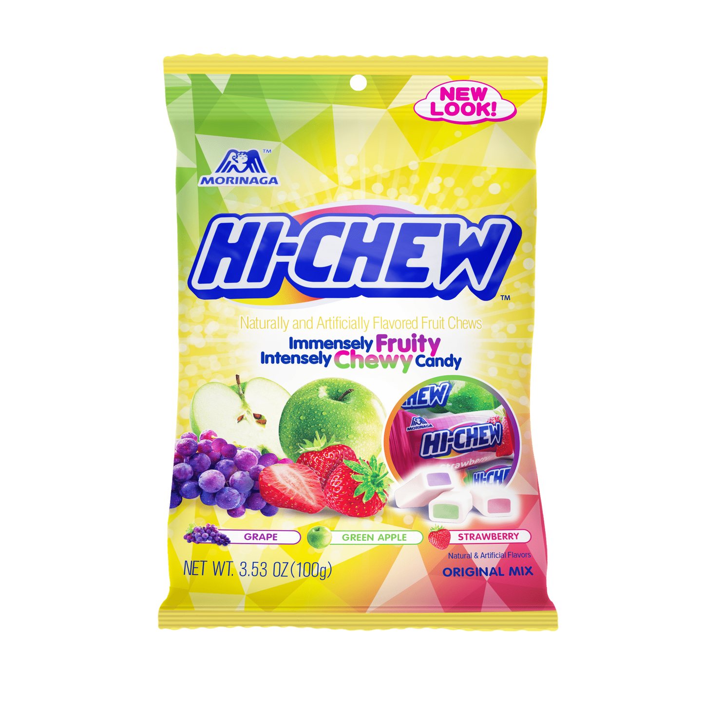 Hi- Chew Bags Assorted Bags Essentials Pixie Candy Shoppe Grape/green apple/strawberry