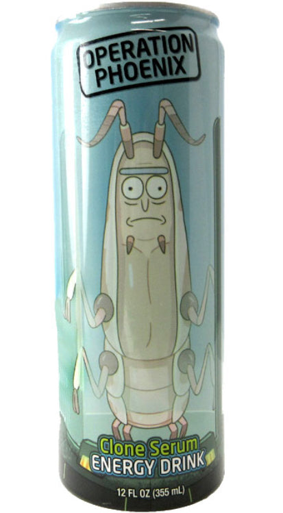Rick & Morty Operation Phoenix Energy Drink Soda Pixie Candy Shoppe
