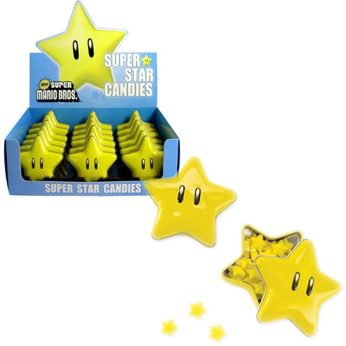 Super Mario Star Candy Tin Pixie Candy Shoppe