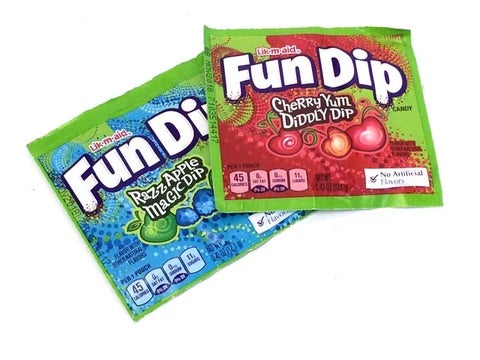 Wonka Fun Dip Pouch Retro Pixie Candy Shoppe Small Regular razapple