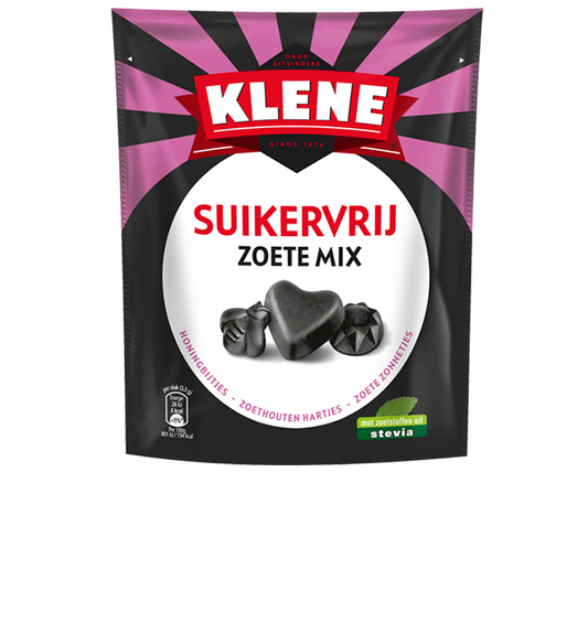 Klene Sugar Free Sweet (ZOETE)  Licorice Mix  Pixie Candy Shoppe