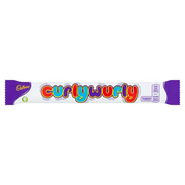 Cadbury Curly Wurly Bar British Pixie Candy Shoppe