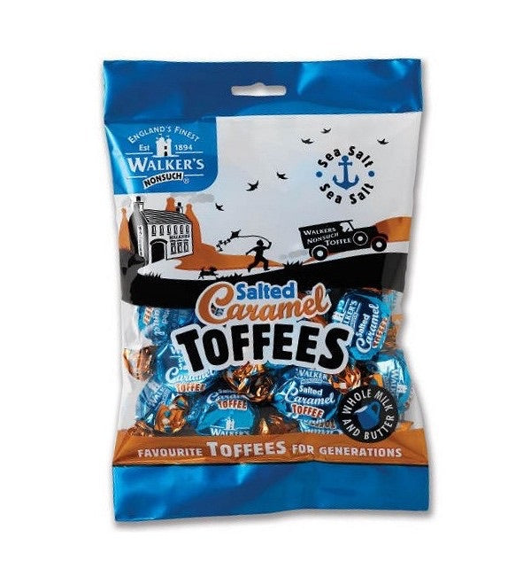 Walker's Salted Caramel Toffees Imported Pixie Candy Shop