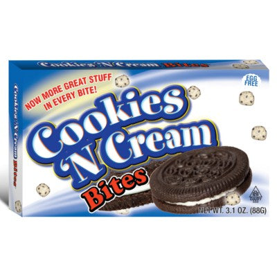 Cookie Dough Bites Theatre Box Essentials Pixie Candy Shop Cookies n cream