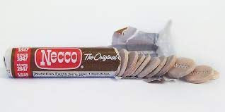 Necco Candy Wafers Roll Retro Pixie Candy Shoppe Chocolate
