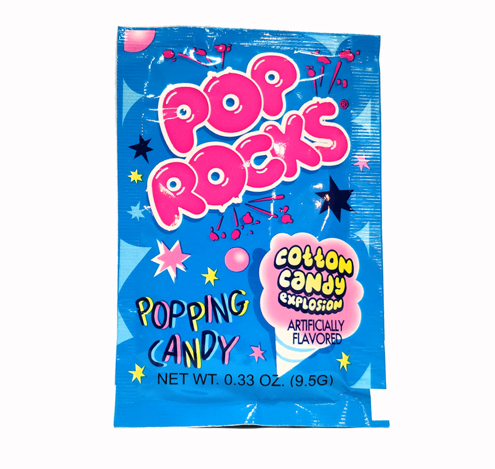 Pop Rocks Packs Retro Pixie Candy Shop cotton candy