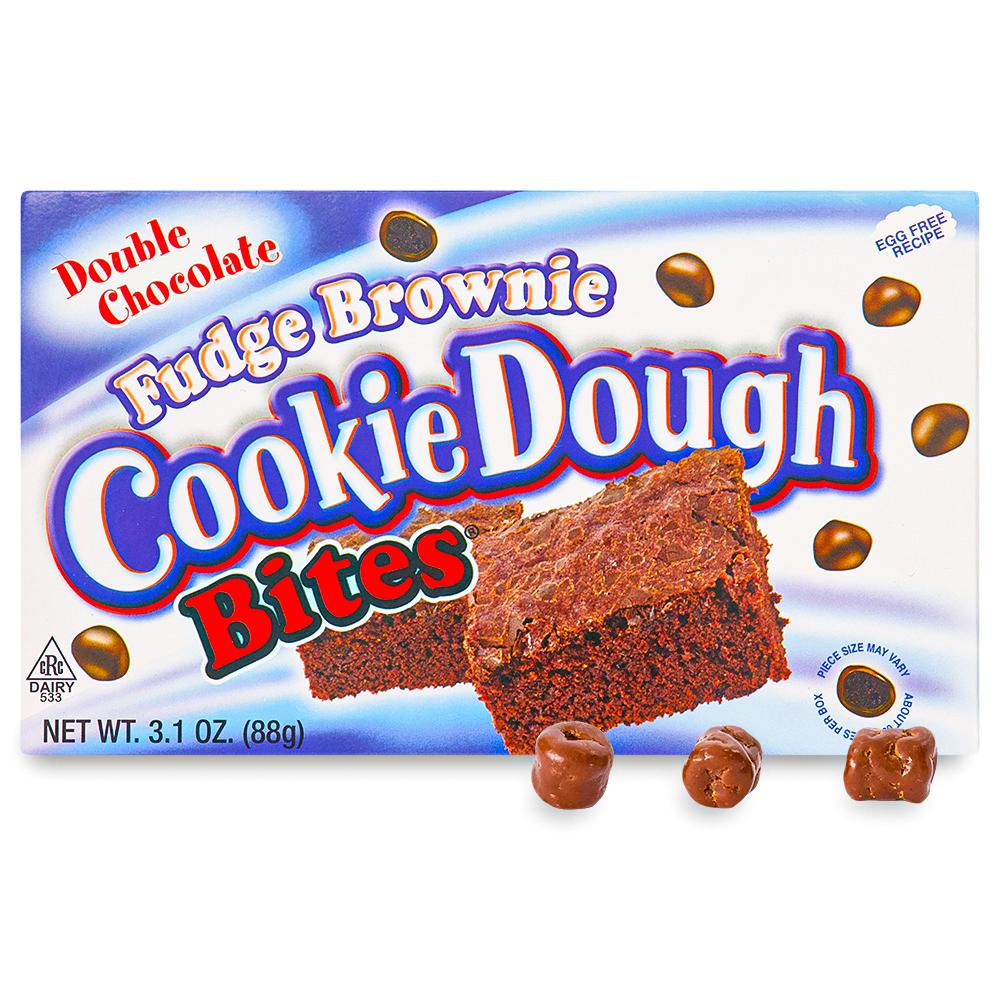 Cookie Dough Bites Theatre Box Essentials Pixie Candy Shop fudge brownie
