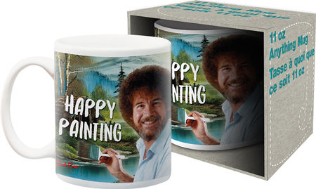 Bob Ross Happy Painting Mug Mugs Pixie Candy Shoppe
