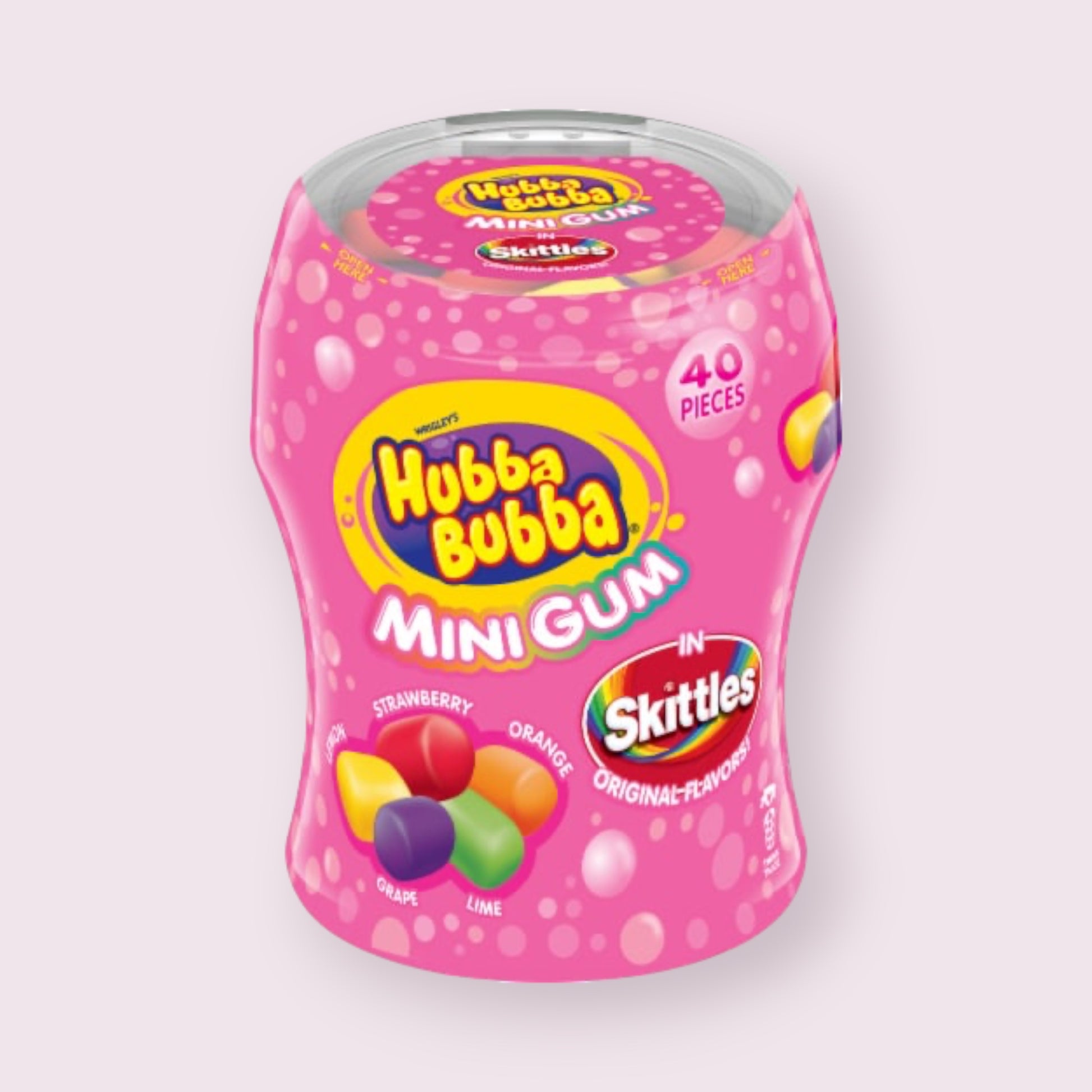 Hubba Bubba Skittles Favoured Mini Gum  Pixie Candy Shoppe   