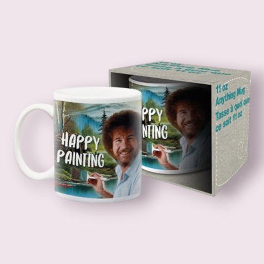Bob Ross Happy Painting Mug Mugs Pixie Candy Shoppe