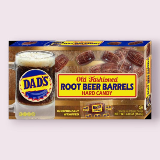 Dad's Root Beer Barrels Theater Box, 4oz Grandpa Joe's Candy Shop