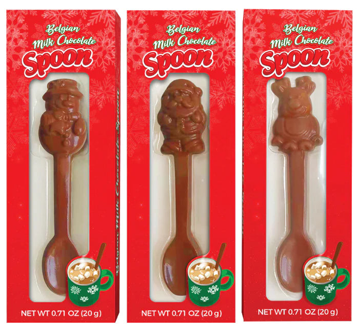 Belgian Milk Chocolate Hot Cocoa Dipping Spoon Chocolate Pixie Candy Shoppe   