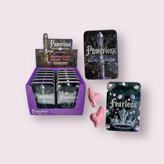 Romantasy Heart Tart Sour Strawberry Flavoured Candy Pixie Candy Shoppe