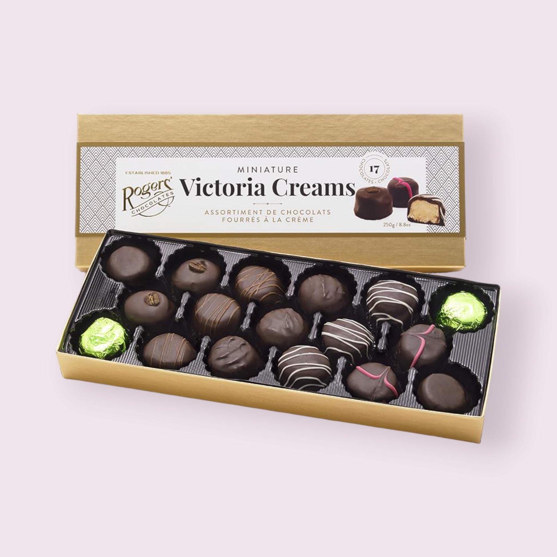 Roger's Miniature Victoria Creams Box Chocolate Pixie Candy Shoppe   