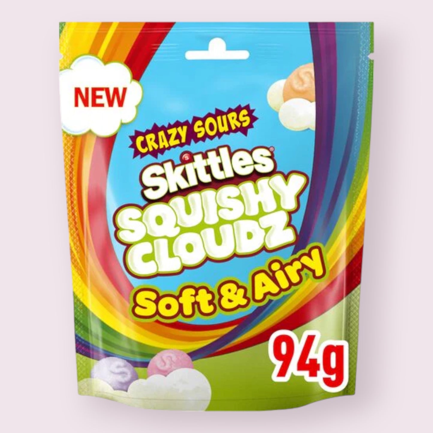 Skittles Crazy Sours Squishy Cloudz Bag  Pixie Candy Shoppe   