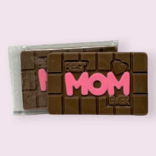 ‘Best Mom Ever’ Chocolate Bar  Pixie Candy Shoppe   