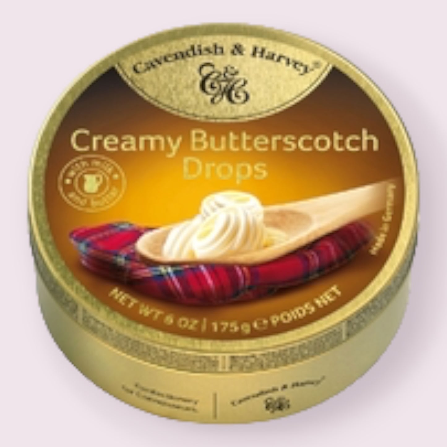 C&H Creamy Butterscotch Drops Tin  Pixie Candy Shoppe   