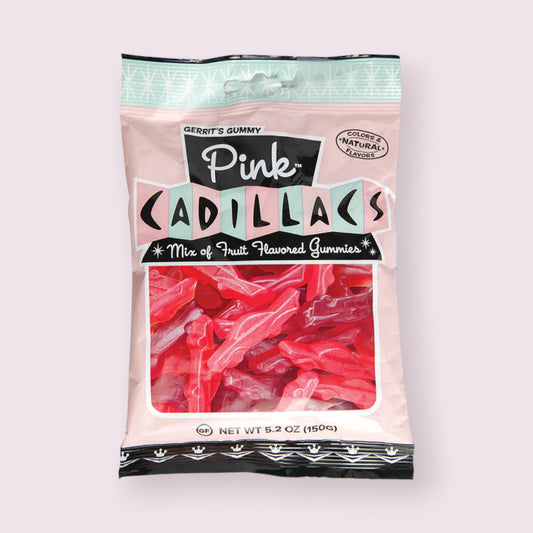 Pink Cadillacs Fruit Flavoured Gummies Bag  Pixie Candy Shoppe   
