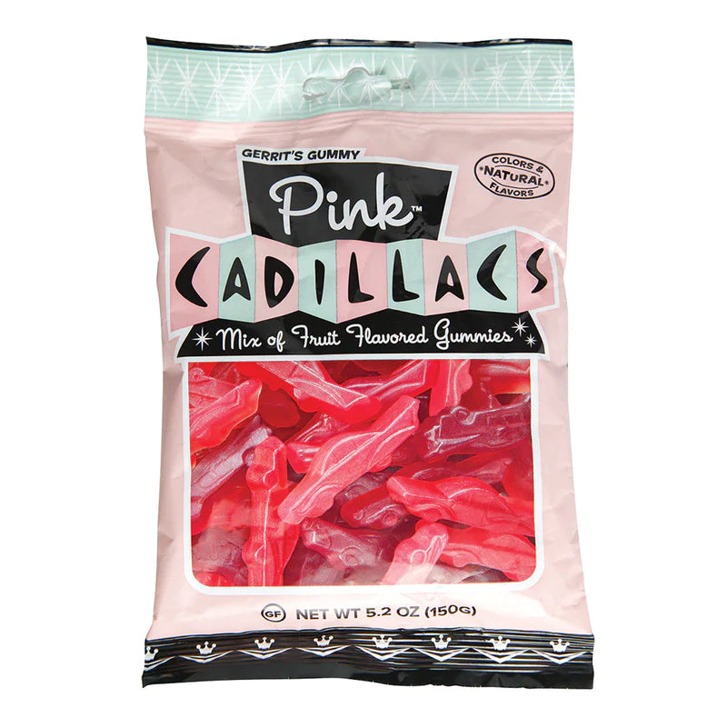 Pink Cadillacs Fruit Flavoured Gummies Bag  Pixie Candy Shoppe   