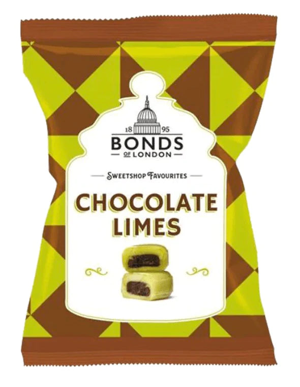 Bonds Chocolate Limes Bag  Pixie Candy Shoppe   