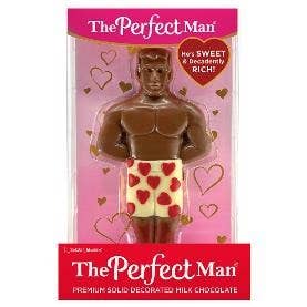 The Perfect Man Decorated Milk Chocolate, 3.5oz Candy Grandpa Joe's Candy Shop