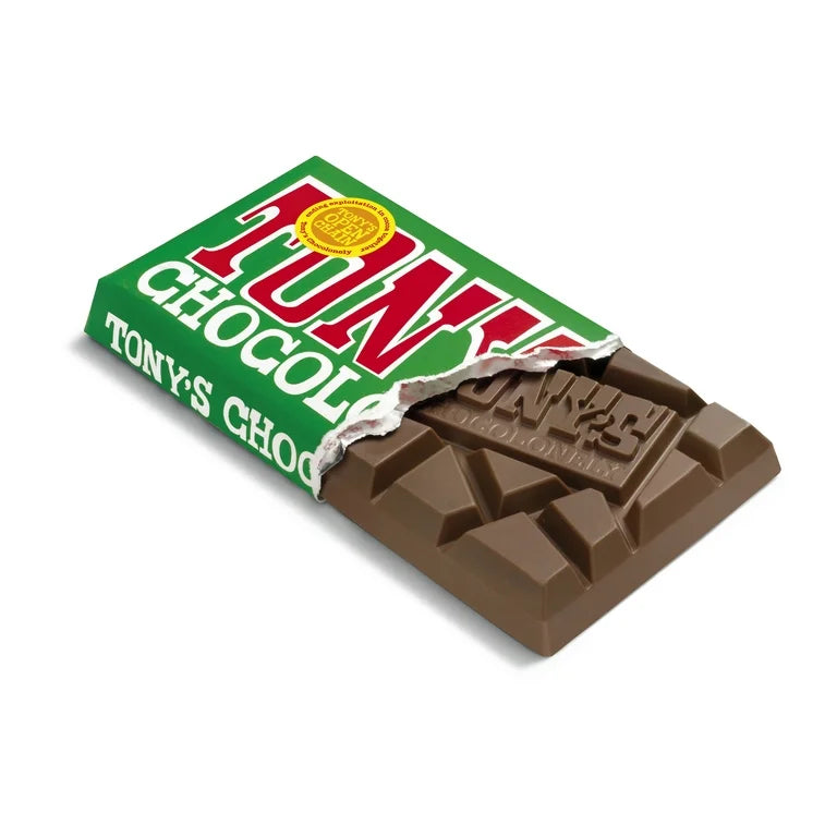 Tony’s Chocolonely Milk Chocolate Hazelnut Bar  Pixie Candy Shoppe   