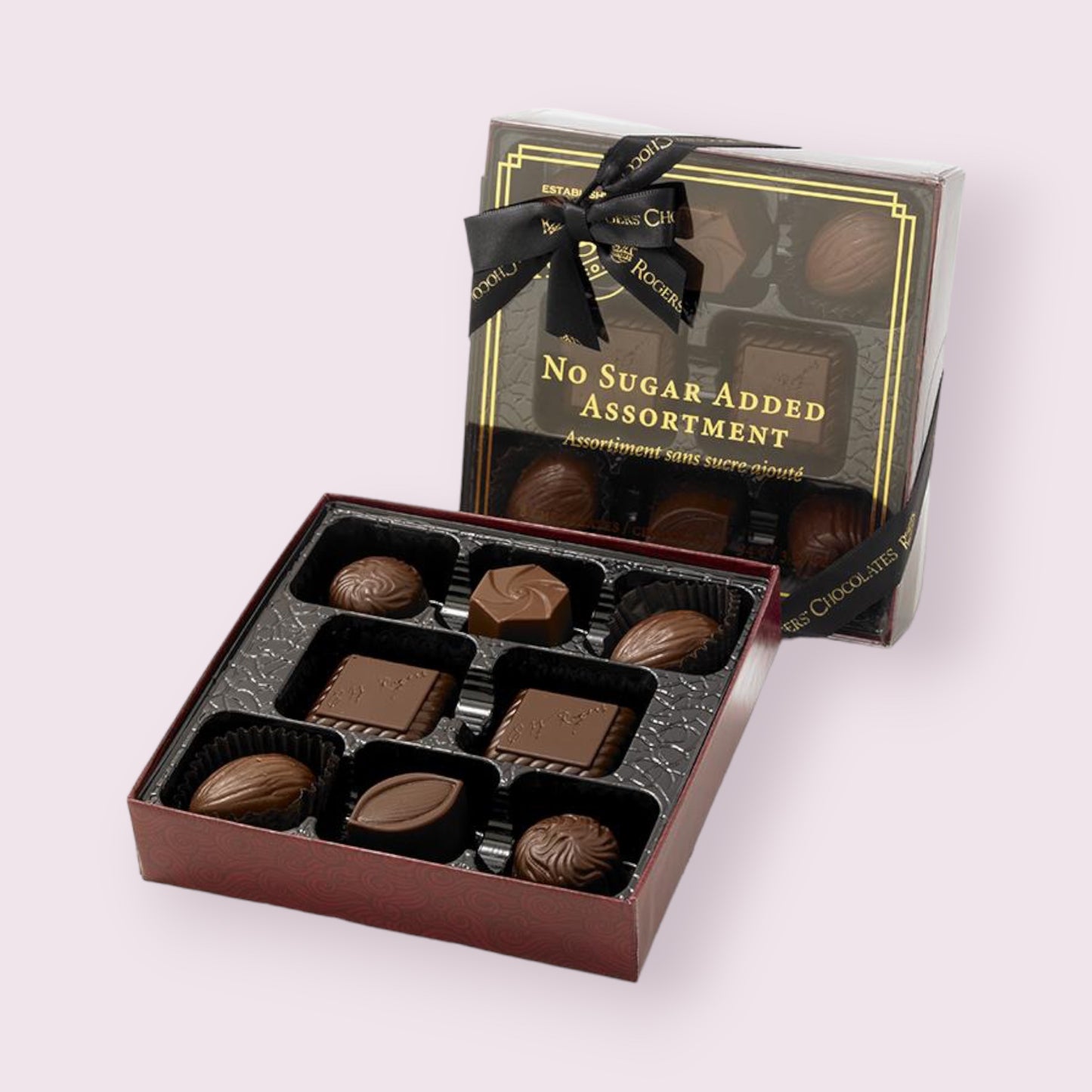 Roger's Chocolate No Sugar Added Assortment Box Chocolate Pixie Candy Shoppe   