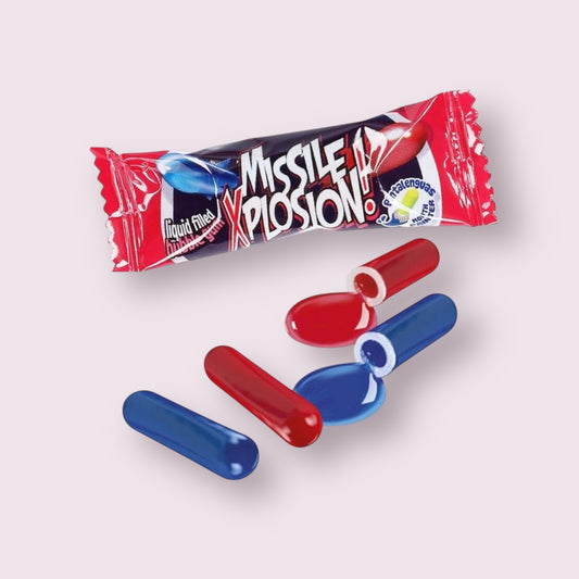 Fini Missile Xplosion Liquid Filled Bubblegum Pixie Candy Shoppe