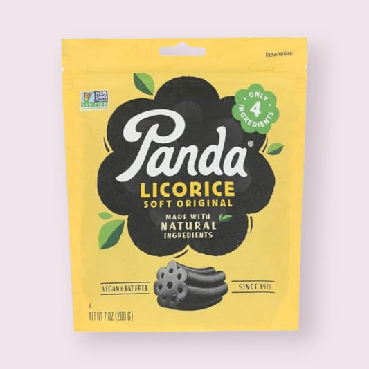 Panda Soft Black Licorice Bag  Pixie Candy Shoppe   