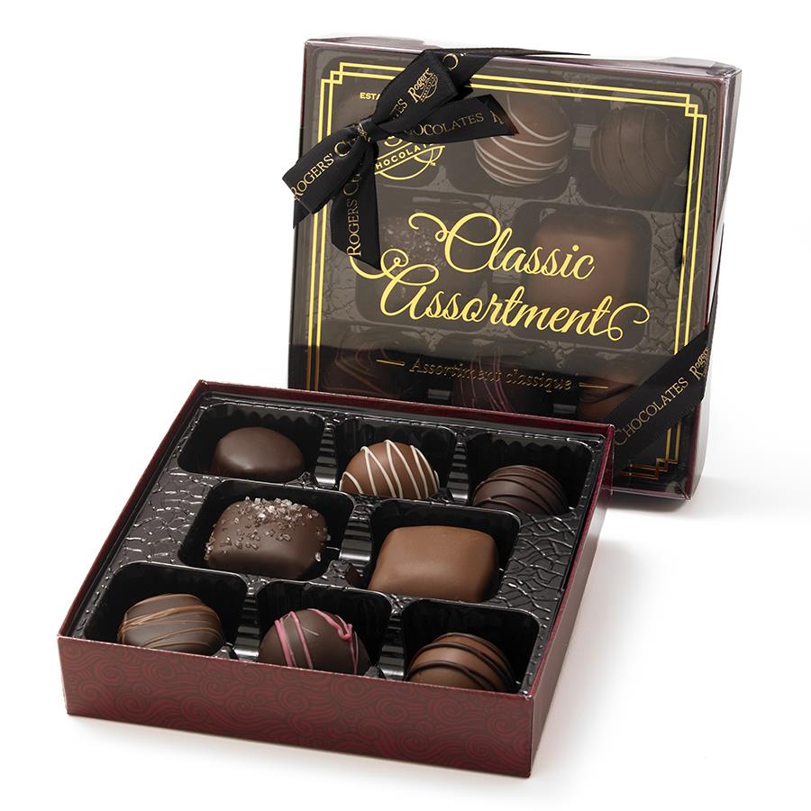 Roger’s Classic Assortment 8pc Box Chocolate Pixie Candy Shoppe   