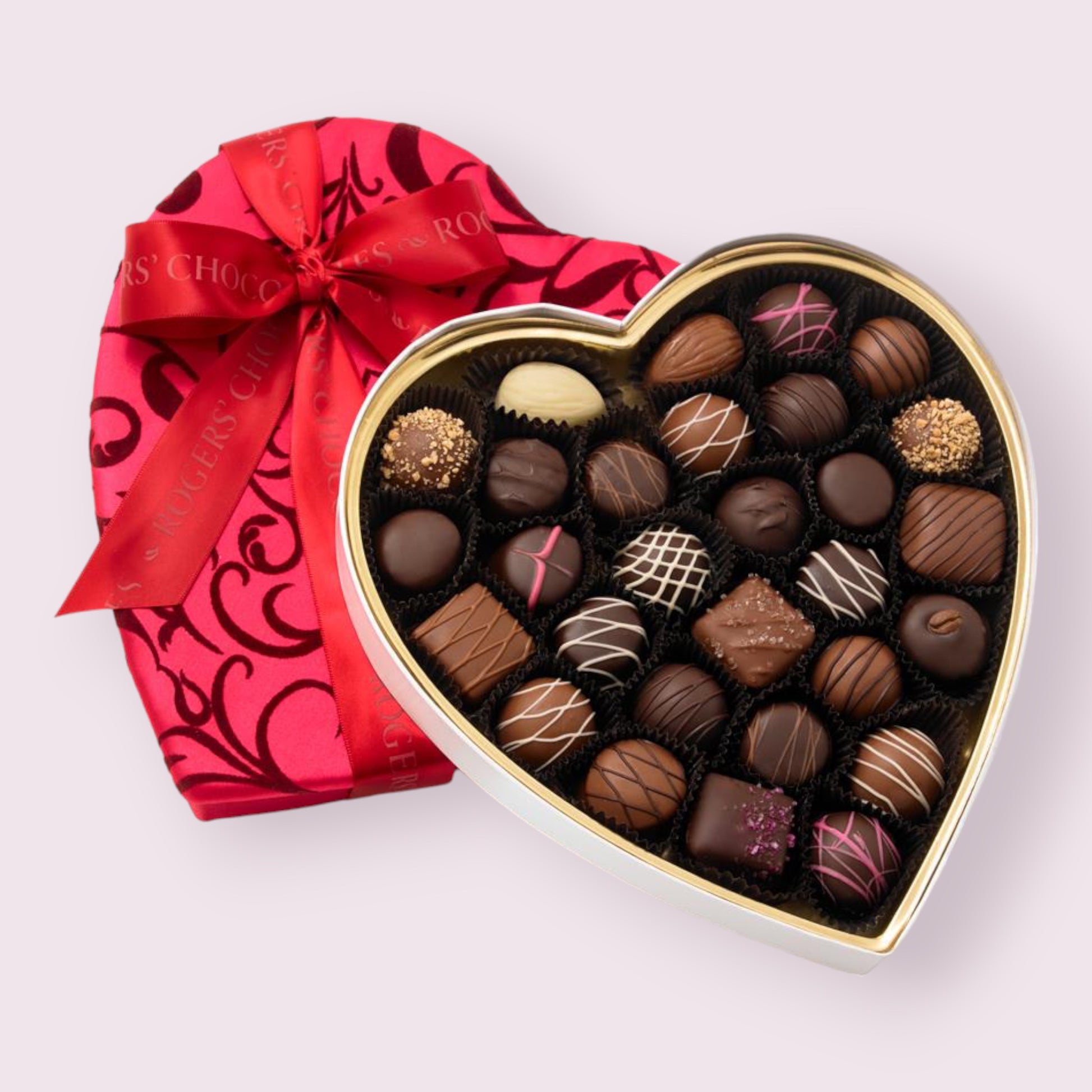 Roger’s Chocolates Large Passion Ivy Heart Box  Pixie Candy Shoppe   