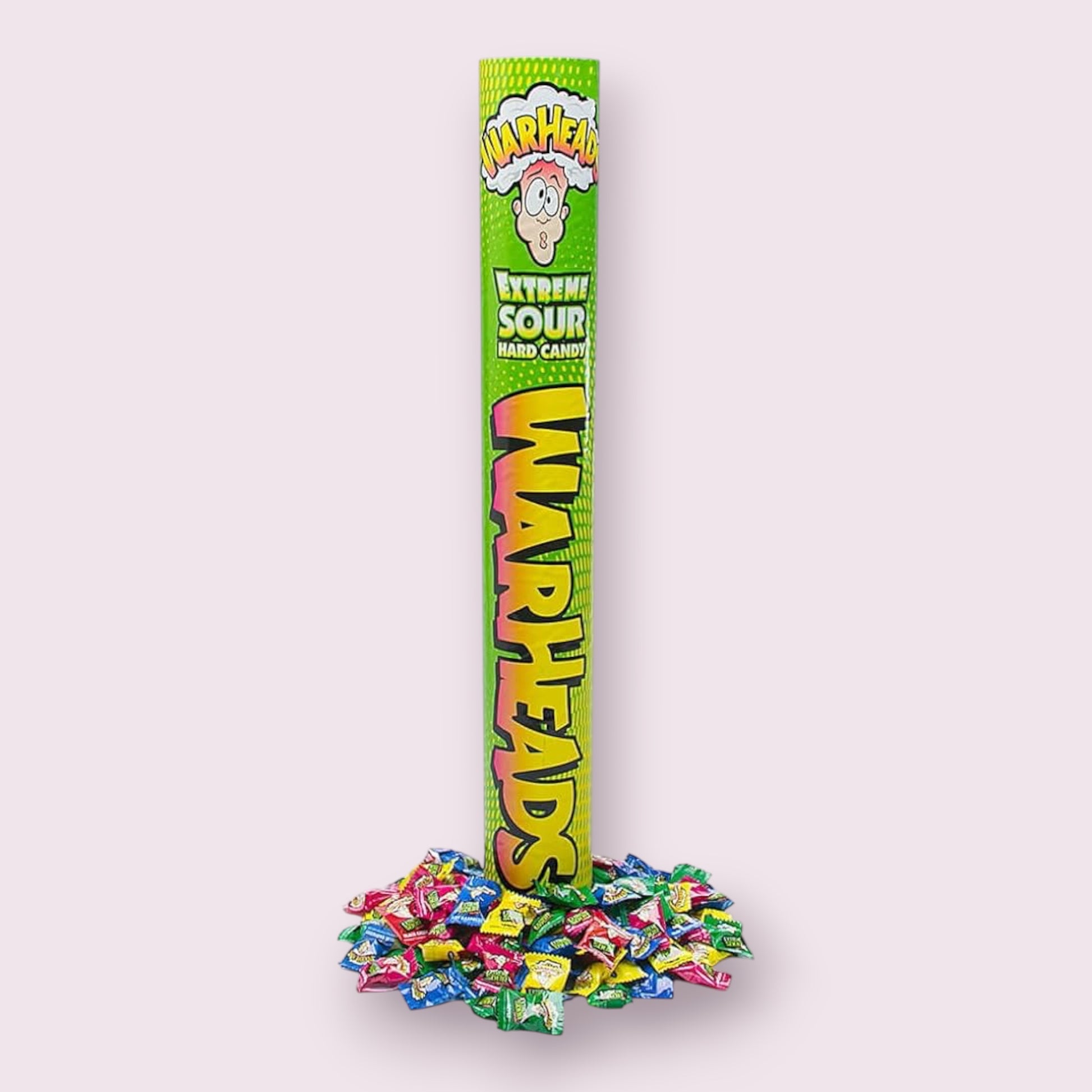 24" Mega Candy Tube, Warheads, 14oz Tube Grandpa Joe's Candy Shop