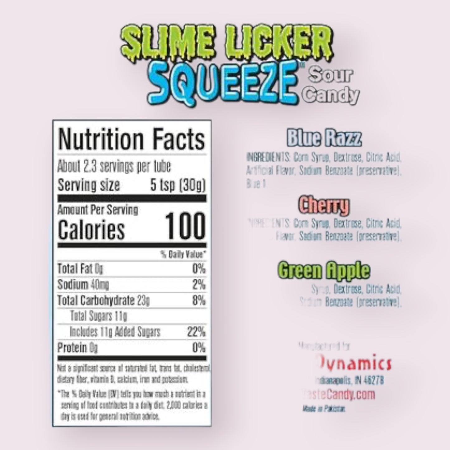 Slime Lickers Squeeze Tube  Pixie Candy Shoppe   