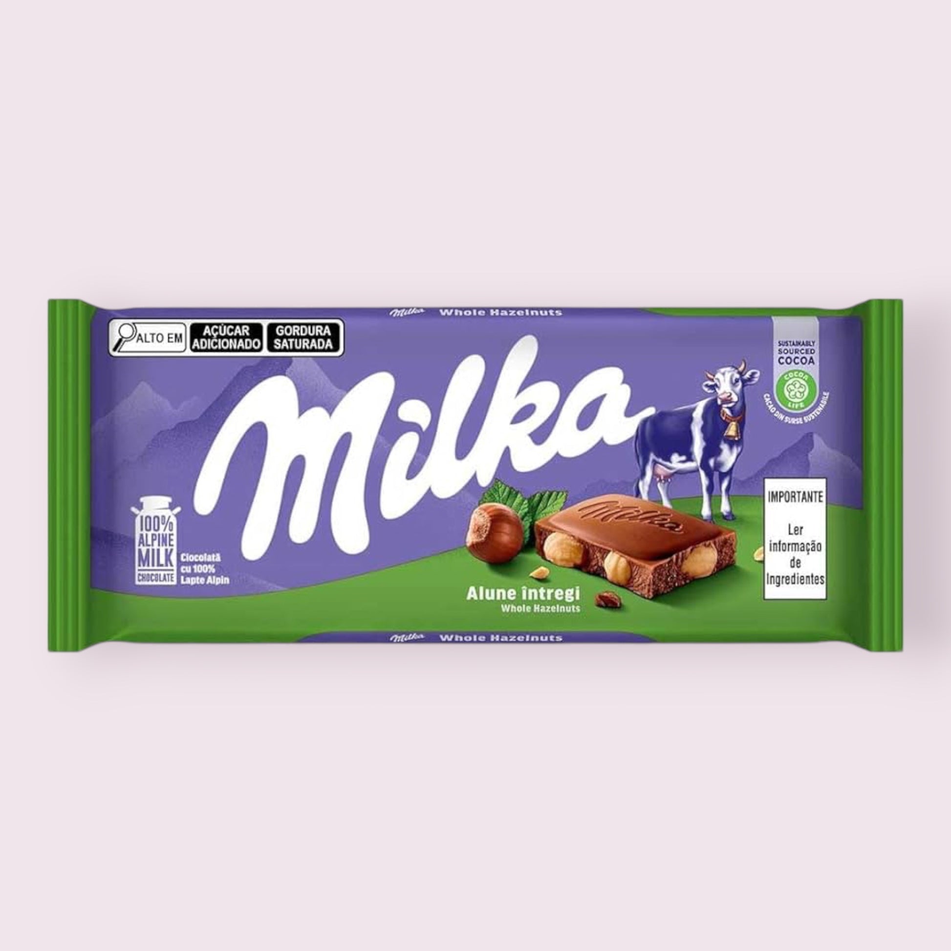 Milka Broken Hazelnut Bar  Pixie Candy Shoppe   