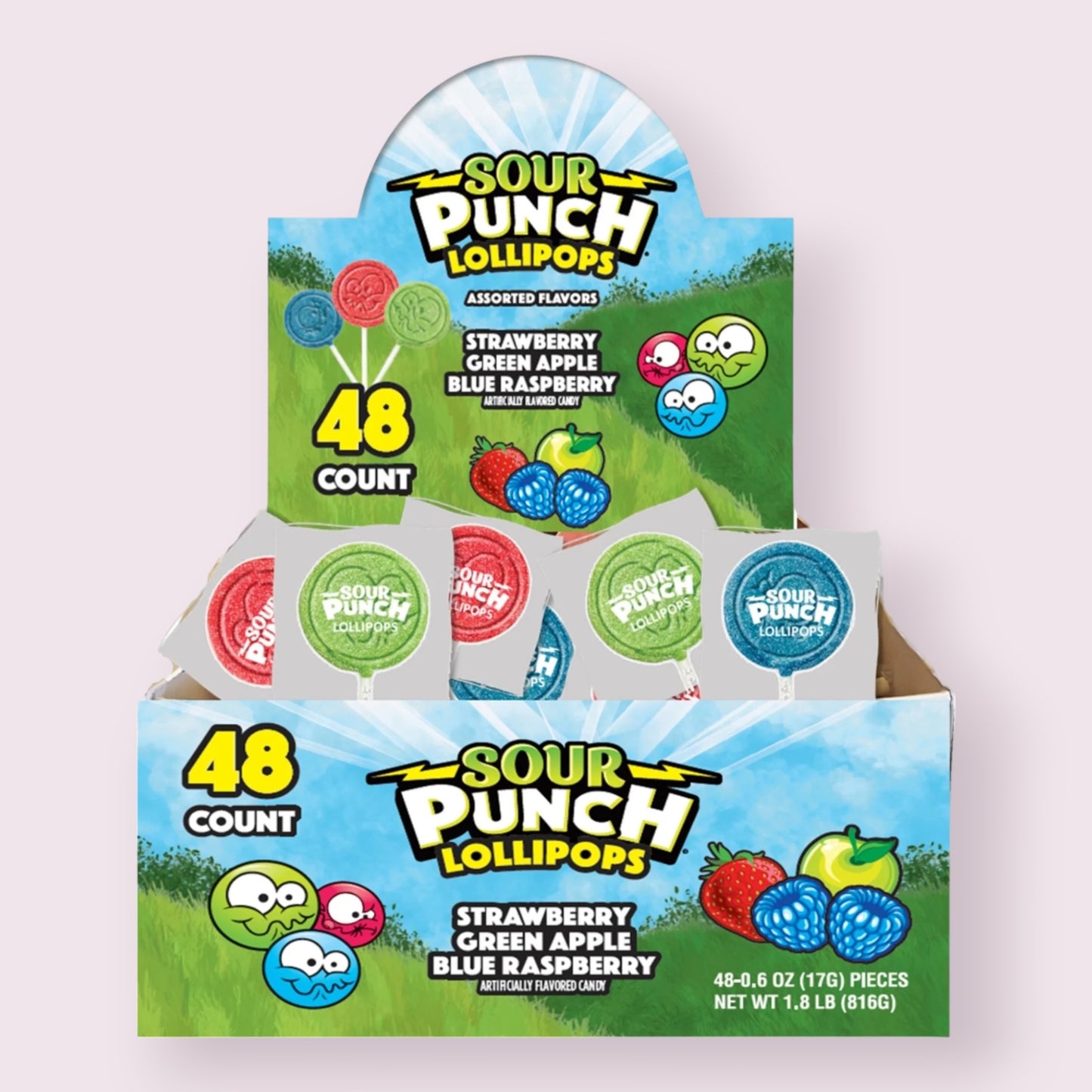 Sour Punch Lollipops  Pixie Candy Shoppe   