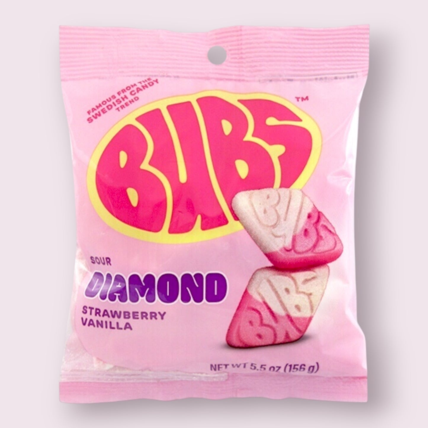 Bubs Mini Strawberry Vanilla Sour Diamonds