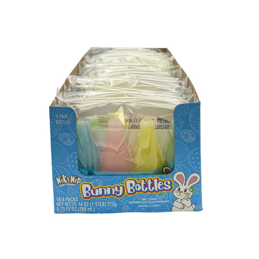 Nik-L-Nip Bunny Bottle 4pk Grandpa Joe's Candy Shop