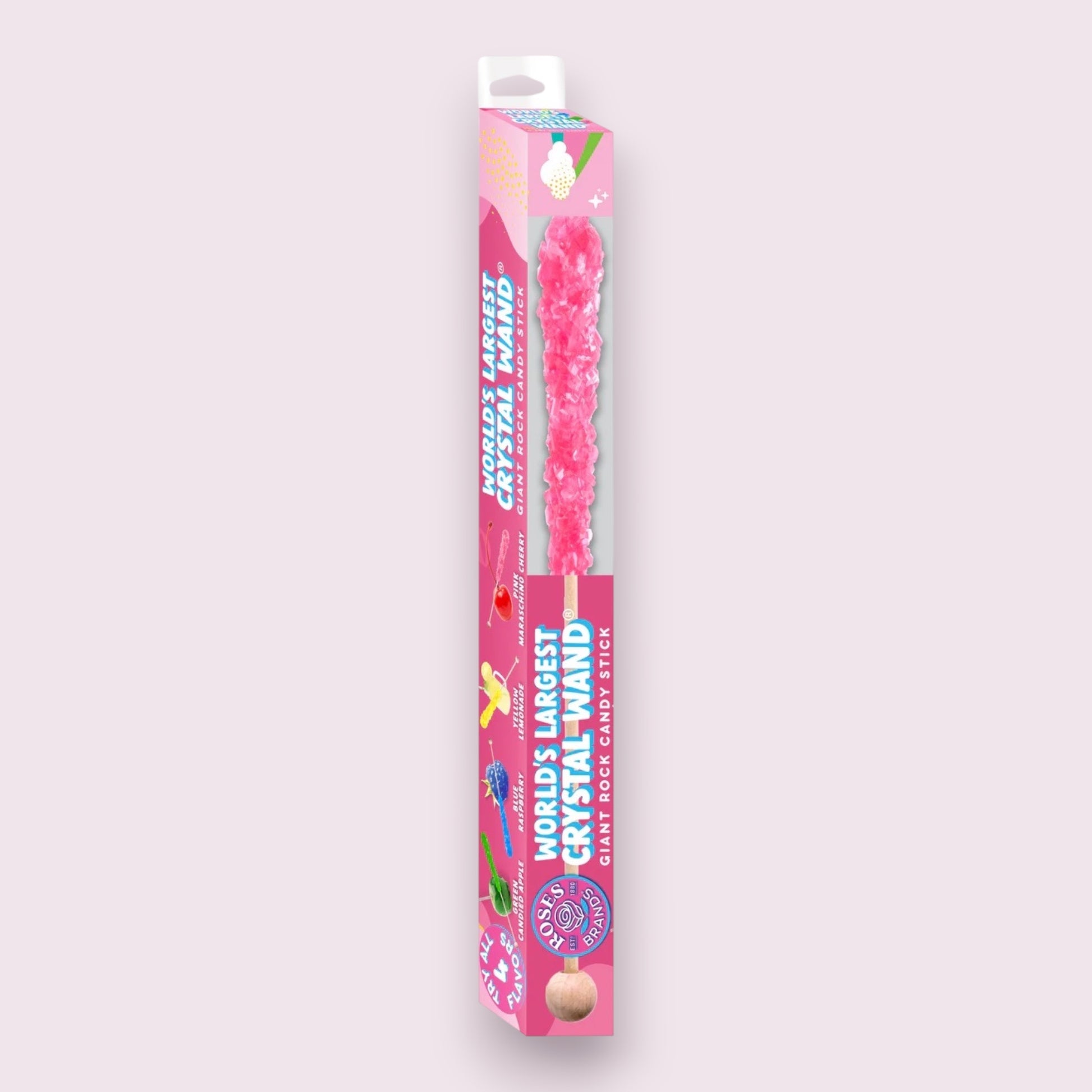 Roses World's Largest Crystal Wand, Giant Rock Candy Grandpa Joe's Candy Shop