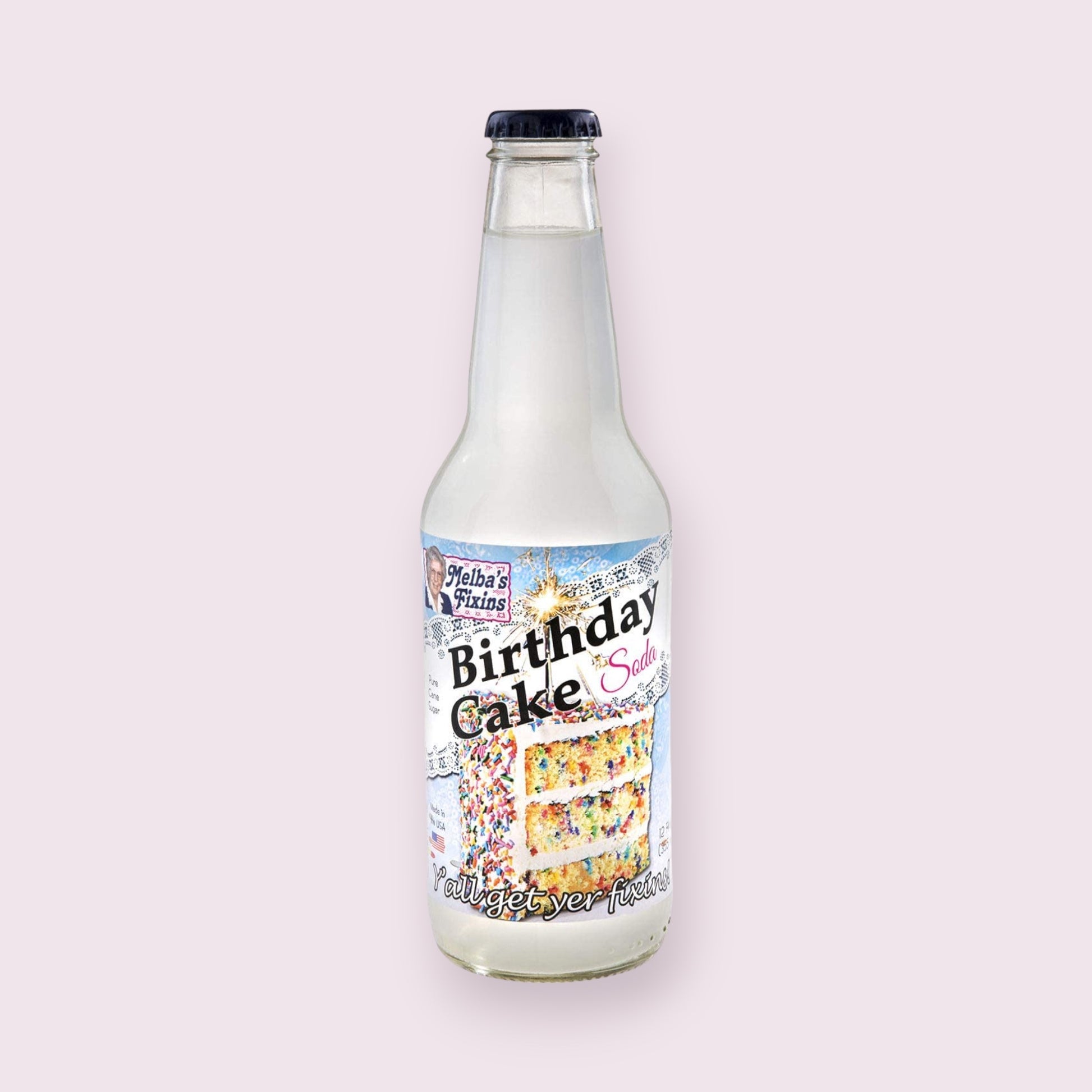 Melba's Fixin's Birthday Cake Soda Bottle Pop Pixie Candy Shoppe   