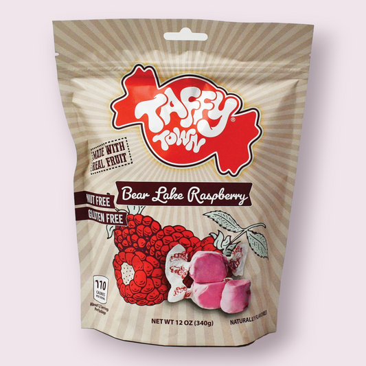 Taffy Town Bear Lake Raspberry Taffy Bag Pixie Candy Shoppe