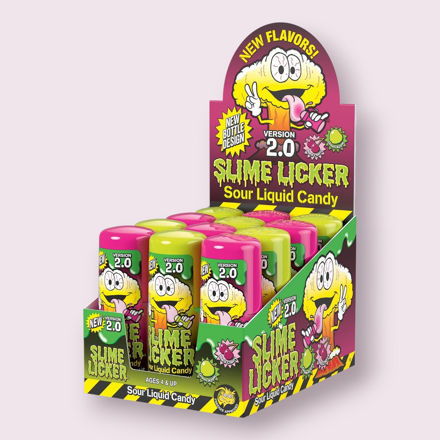 Slime Licker 2.0, Green Apple/Black Cherry Grandpa Joe's Candy Shop