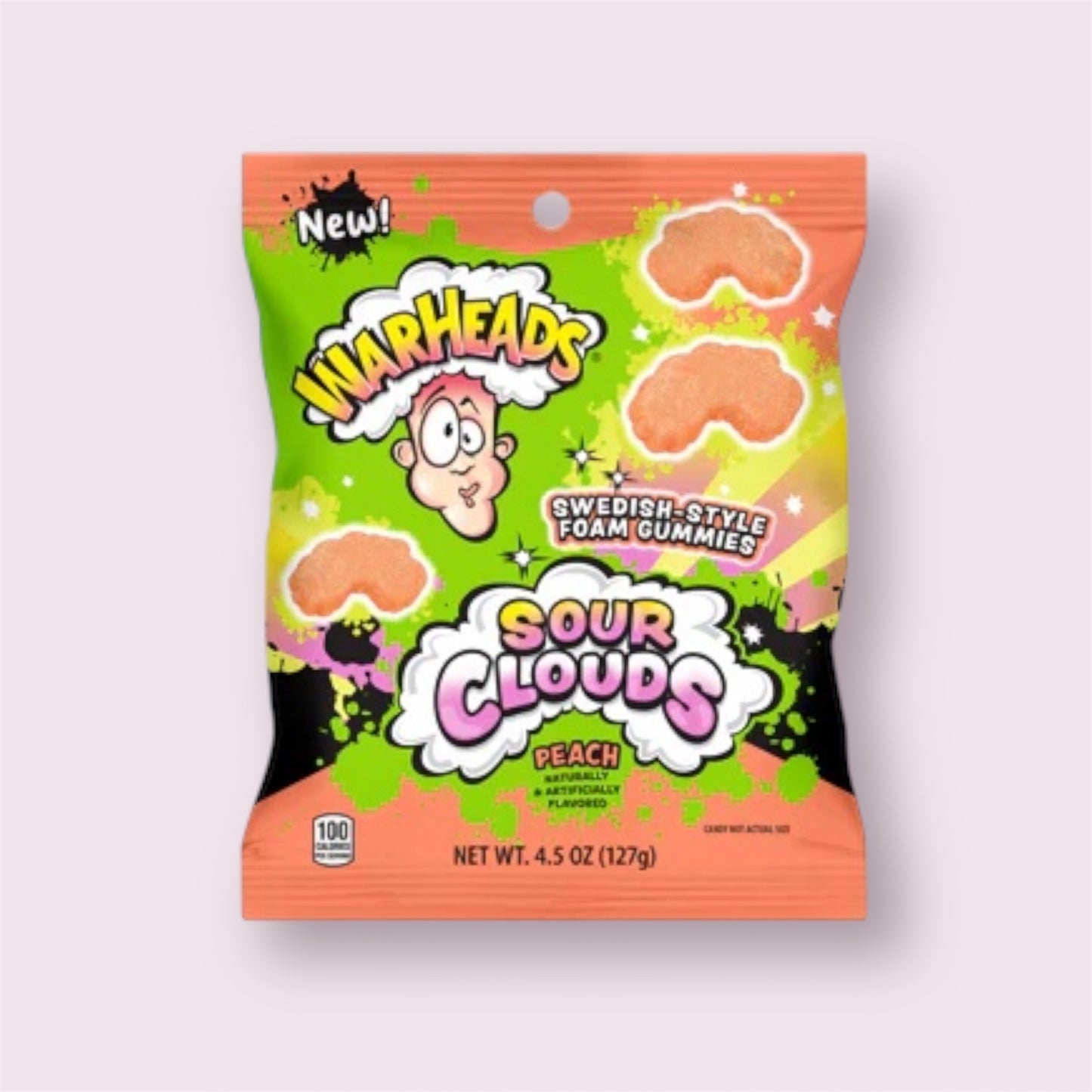 Warheads Peach Sour Clouds