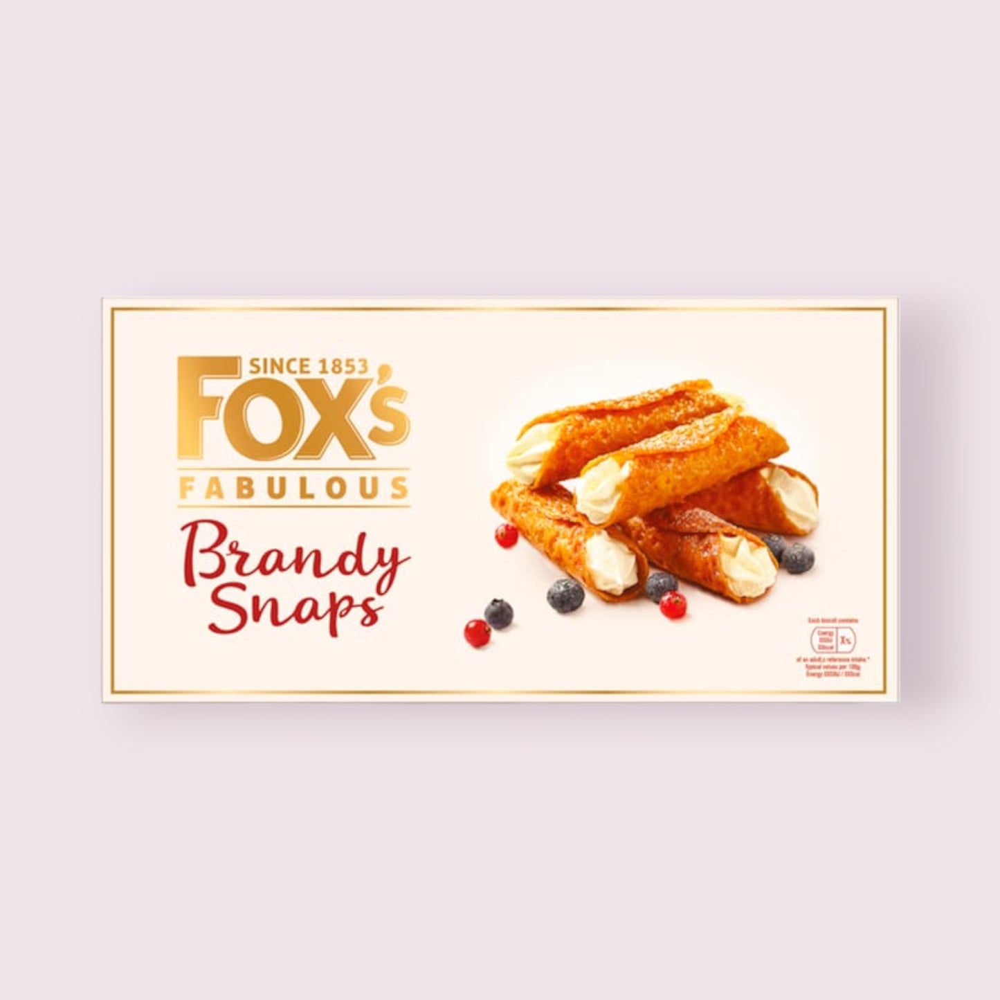 Fox’s Fabulous Brandy Snaps Box British Pixie Candy Shoppe   