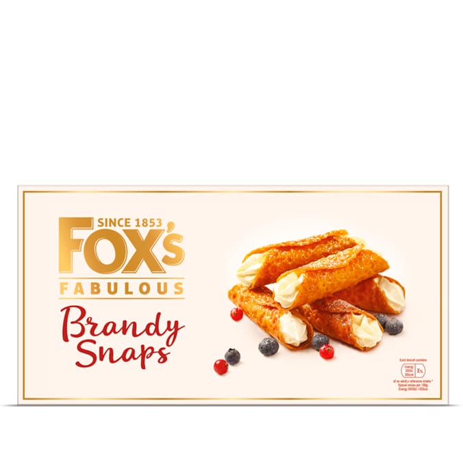 Fox’s Fabulous Brandy Snaps Box British Pixie Candy Shoppe   