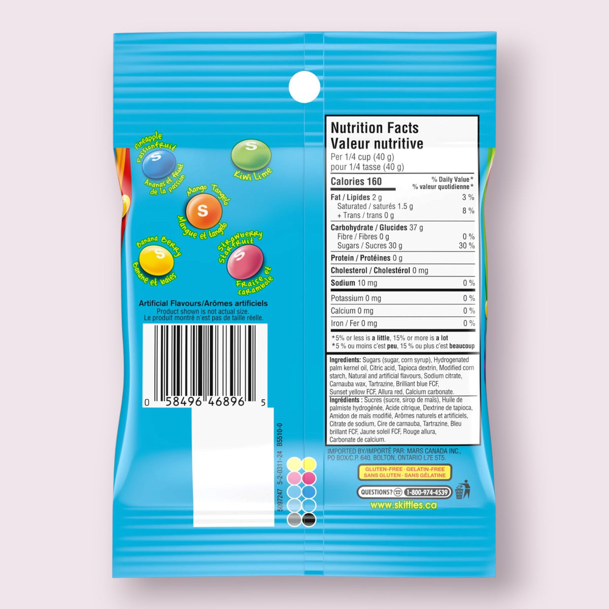 Skittles Flavour Flip 2 in 1 (109g bag)